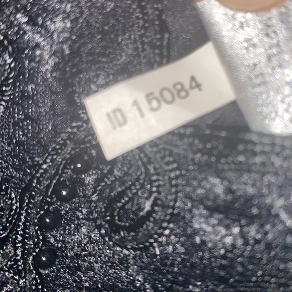 Cacique Chemise Size M Vintage Lace Floral Ruffle Spaghetti Strap Slip Dress - Picture 6 of 10